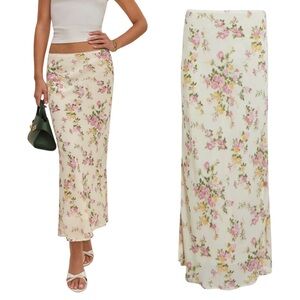 Reformation Layla Posy Relaxed Skirt Size 10